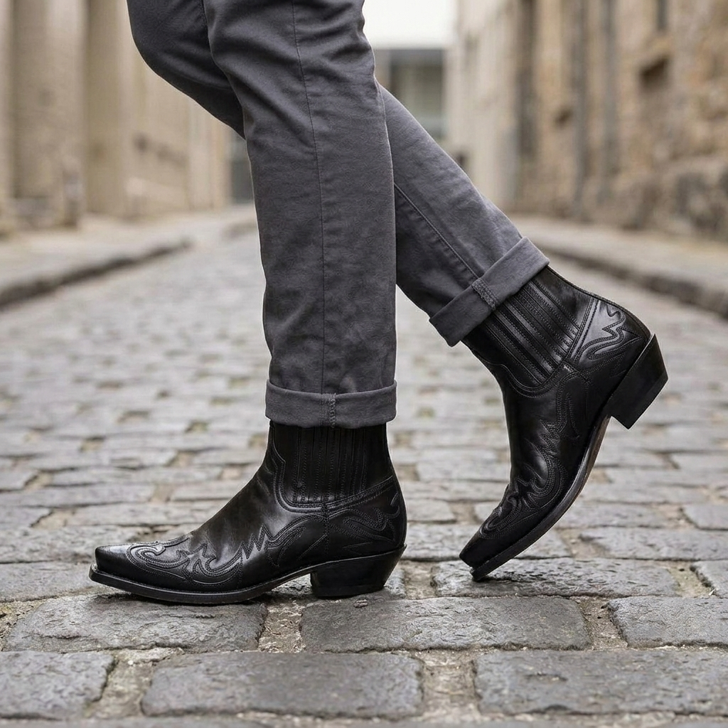 Men's Cowboy Boots | Pointed Toe & Pull-On 6
