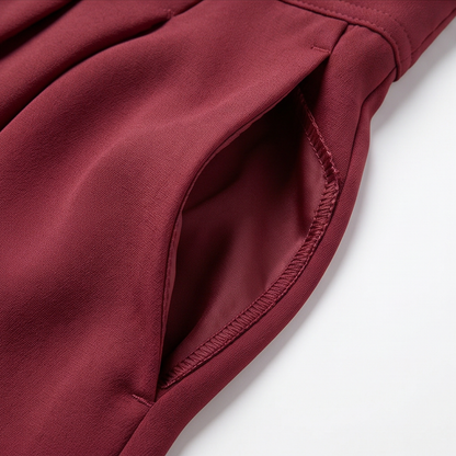 Women's Palazzo Pants | Pleated Wide Leg & Contoured Waist 12
