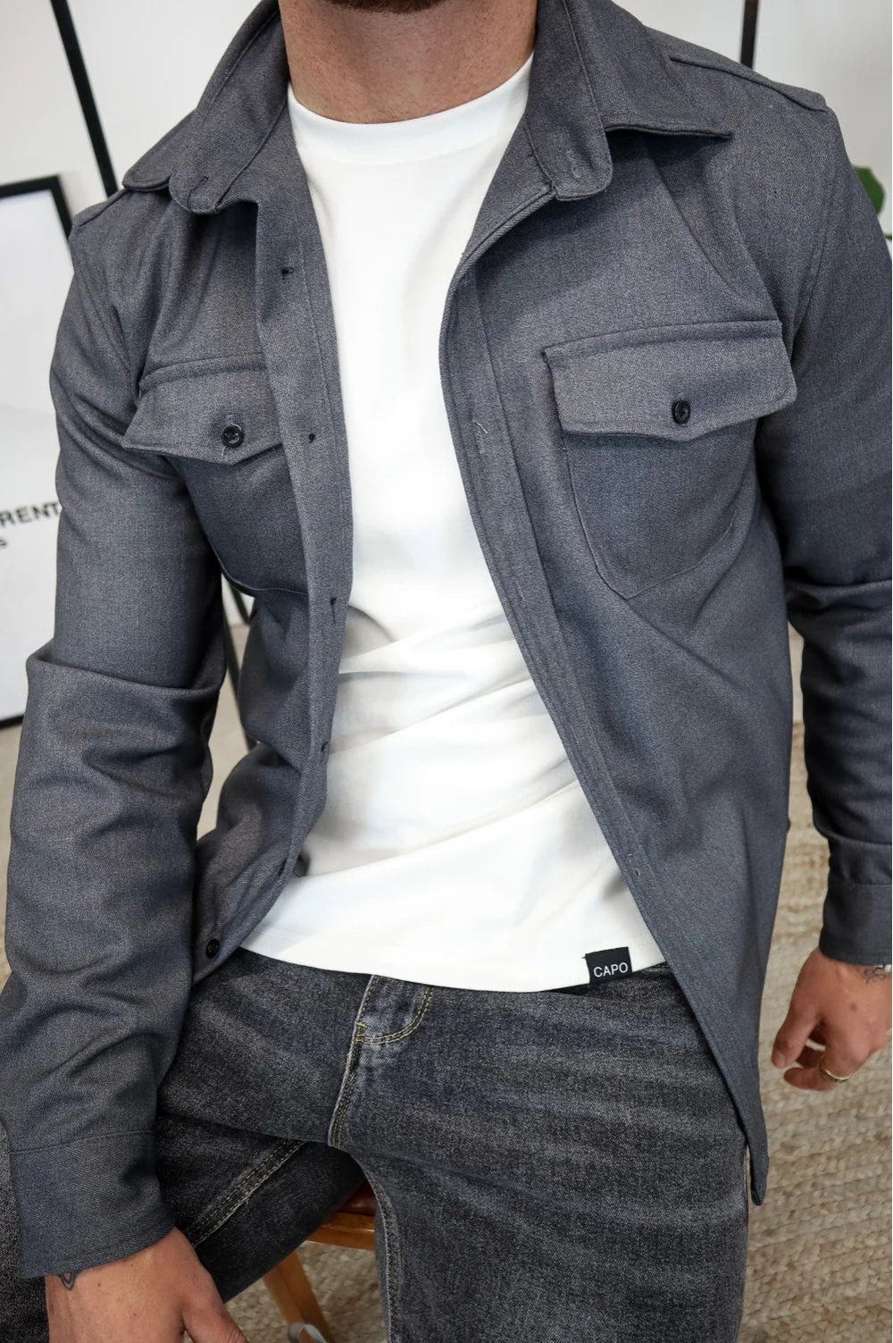 Men's Shirt Jacket | Button-Up & Layer Ready 6