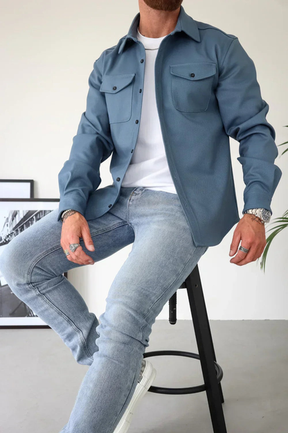 Men's Shirt Jacket | Button-Up & Layer Ready 13