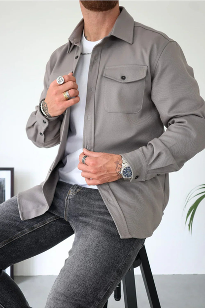Men's Shirt Jacket | Button-Up & Layer Ready 1