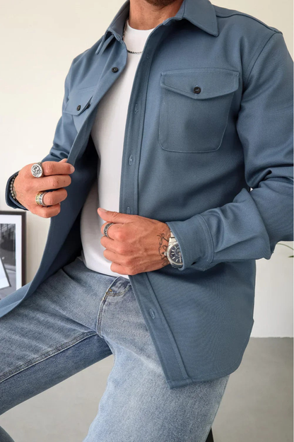 Men's Shirt Jacket | Button-Up & Layer Ready 12