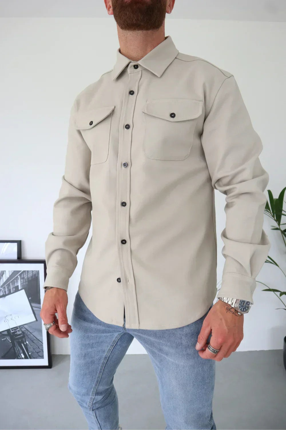Men's Shirt Jacket | Button-Up & Layer Ready 9