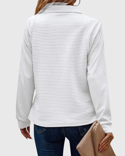 Women's Zip Jumper | Elegant V-Neck Design 10