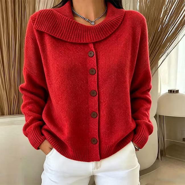 Women's Waterfall Collar Cardigan | Effortlessly Styled Layer 13