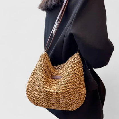 Chic Cotton Crossbody Bag for Everyday Wear