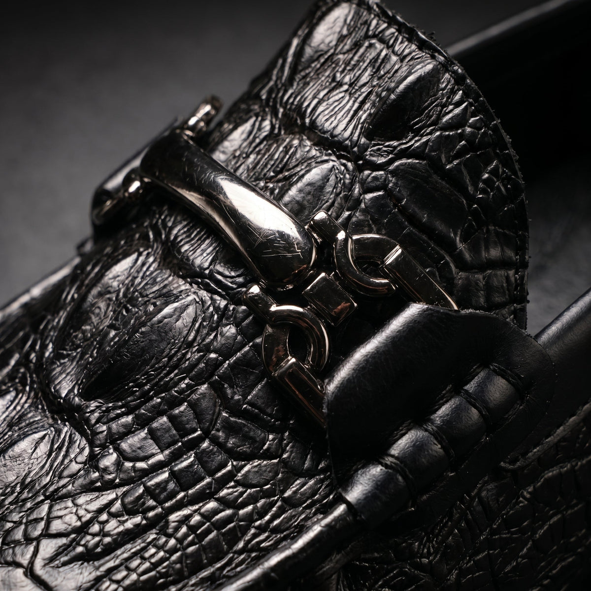 Women's Croc Loafers | Metal Bit Detail & Cushioned Comfort 7