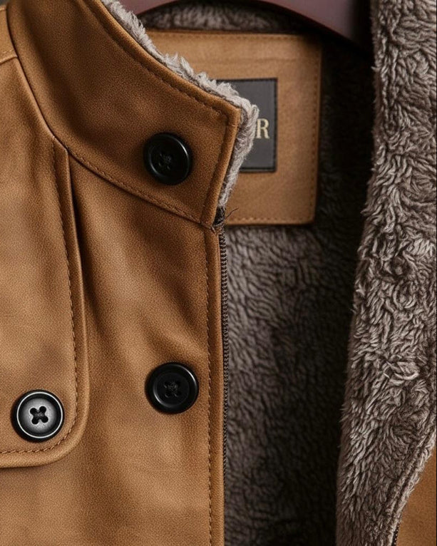 Men's Long Coat | Warm Lined 2