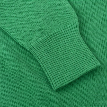 Women's Mock Neck Sweater | Asymmetric Buttons 8