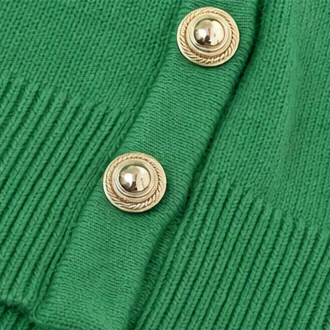 Women's Mock Neck Sweater | Asymmetric Buttons 9