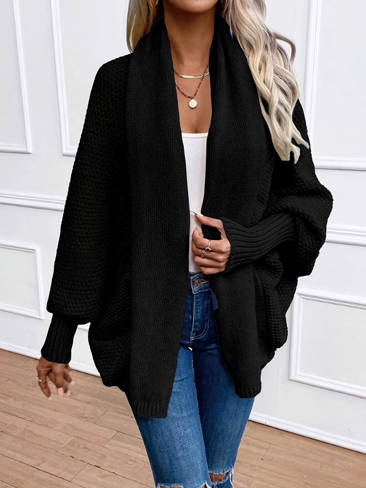Women's Shawl-Collar Cardigan | Relaxed Fit & Comfort 18