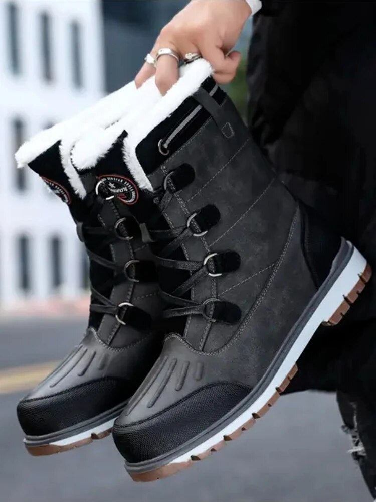 Men's Winter Boots | Warm Lined & Non-Slip Sole 13