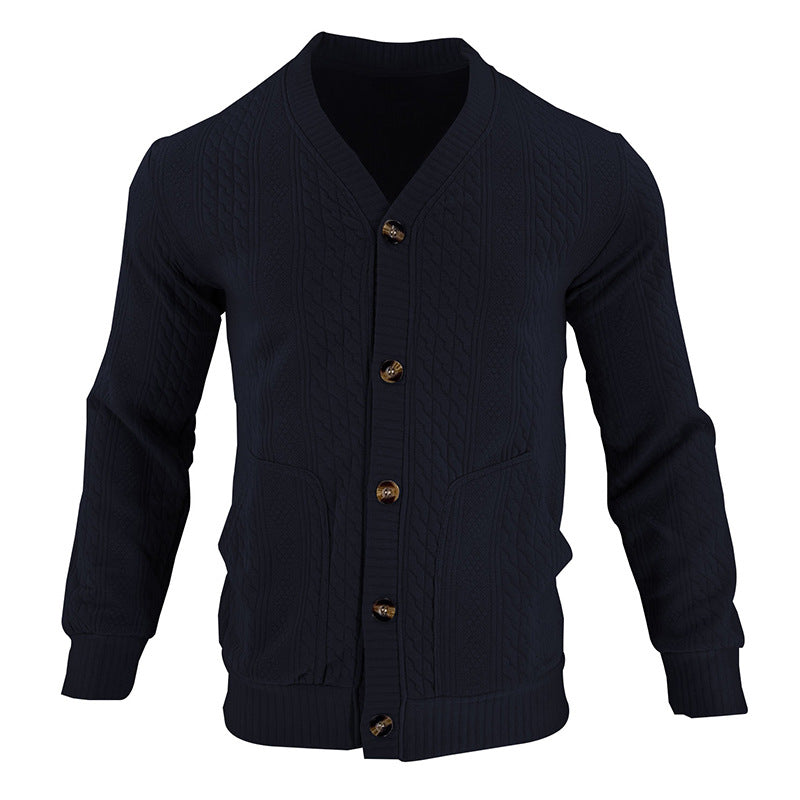 Men's Cable Knit Cardigan | Button-Up Warmth 7