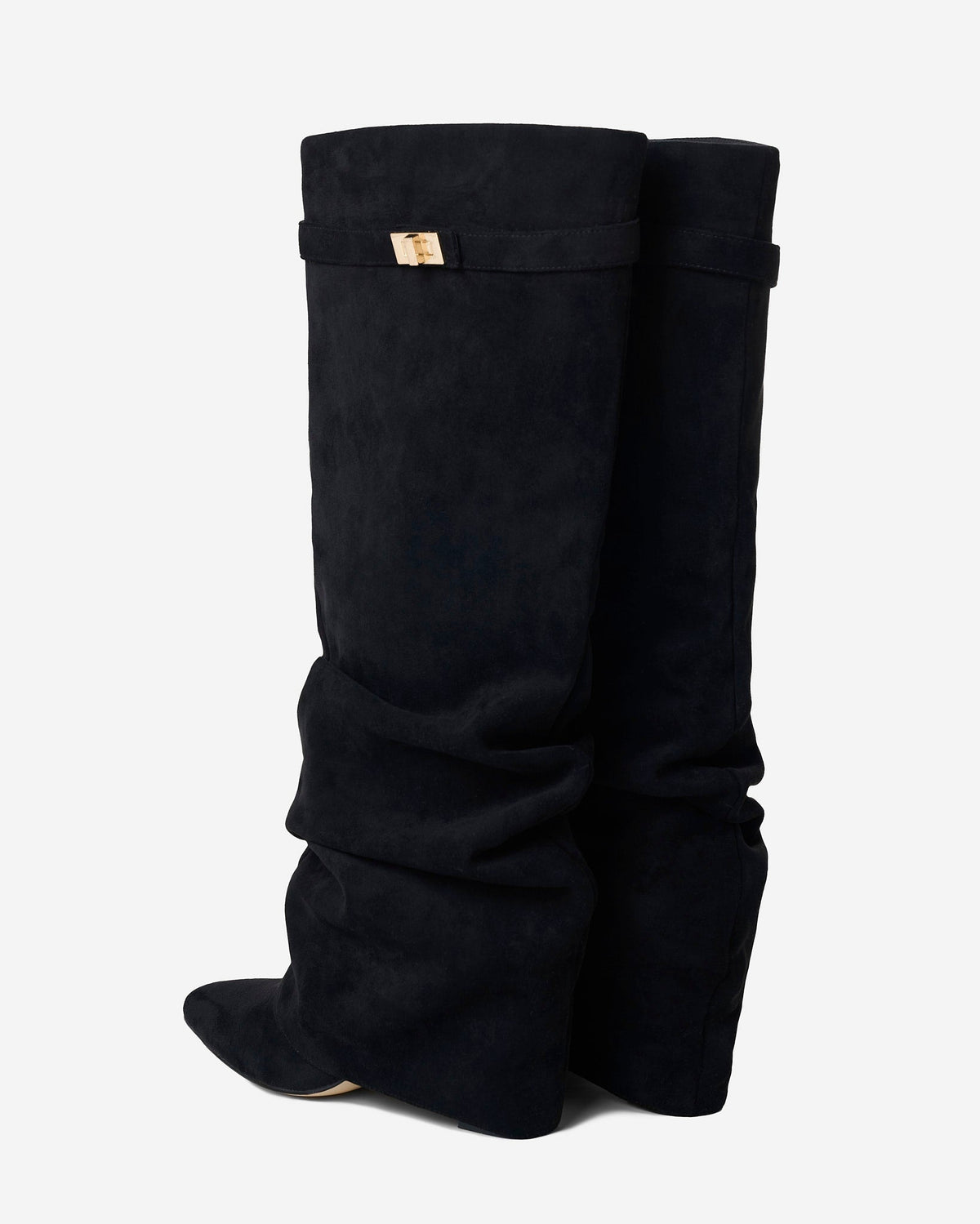 Women's Knee High Boots | Hidden Heel & Slouch Design 7