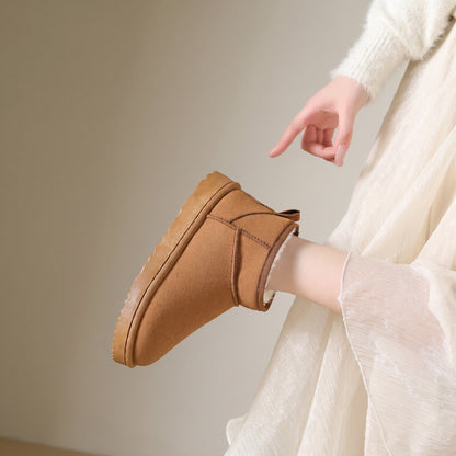 Emily - Women's Ankle Boots with Faux Fur Lining and Cushioned Sole - Boots - Brown - Davies & Cooper