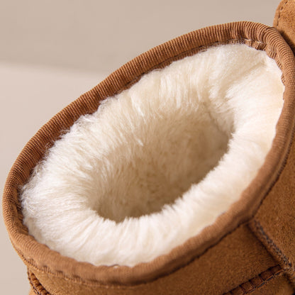Emily - Women's Ankle Boots with Faux Fur Lining and Cushioned Sole - Boots - Brown - Davies & Cooper