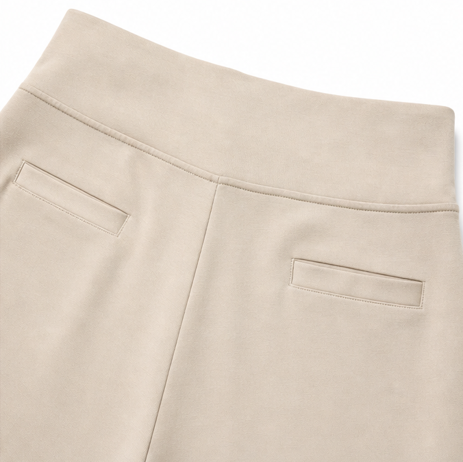 Women's Cropped Wide-Leg Capris | High-Waisted & Stretch 9