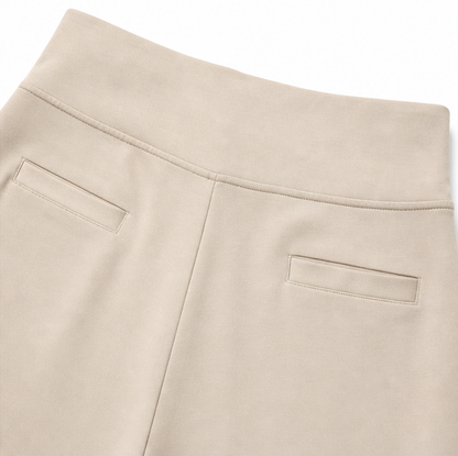 Women's Cropped Wide-Leg Capris | High-Waisted & Stretch 9