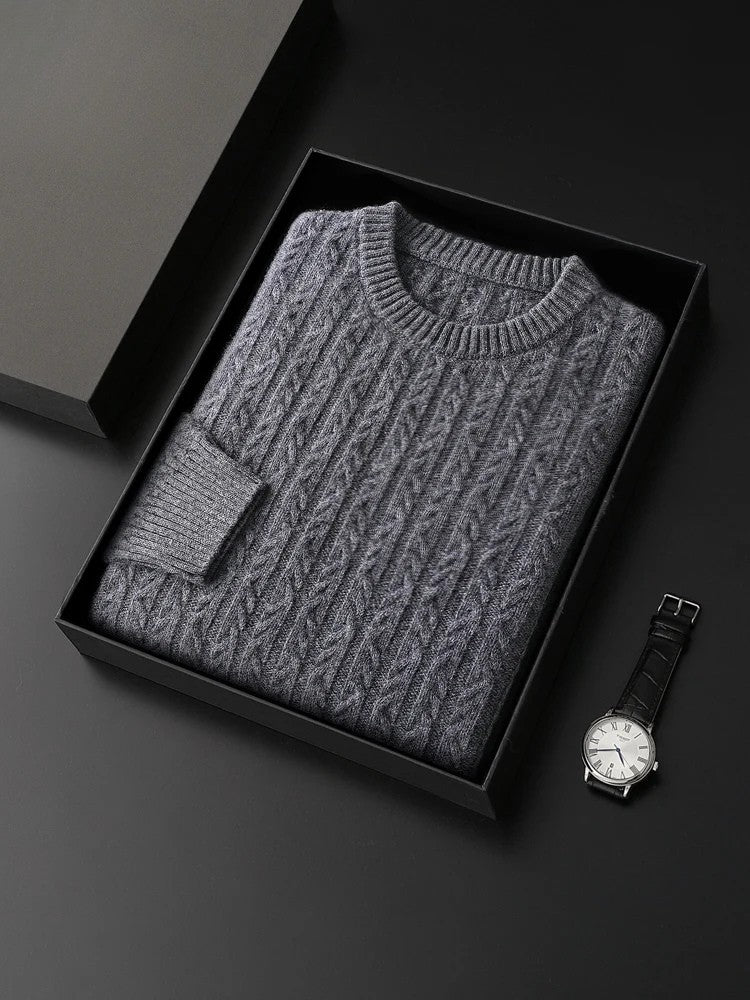 Men's Cable Knit Sweater | Soft & Breathable Comfort 4