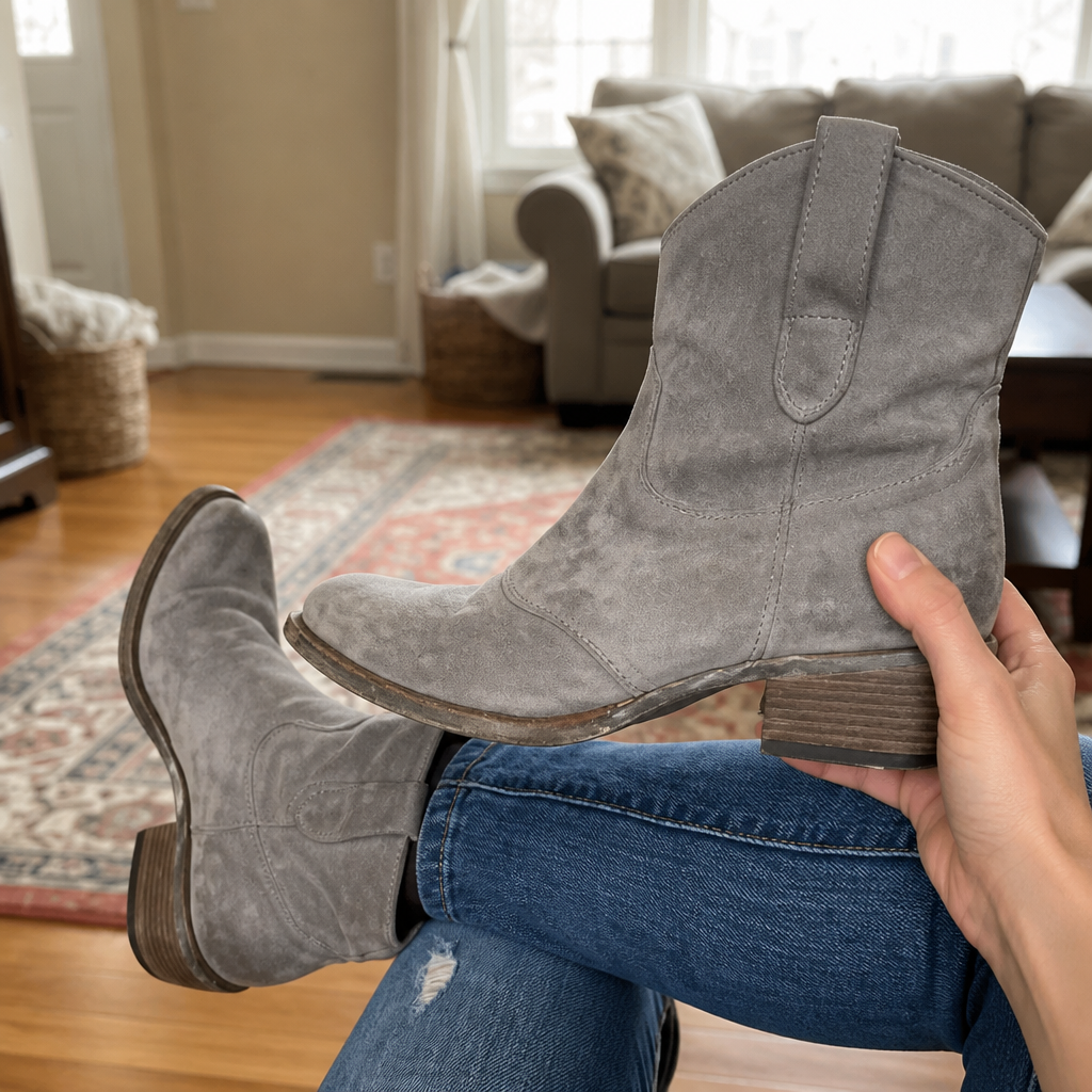 Women's Western Ankle Boots | Flexible Fit & All-Day Comfort 1