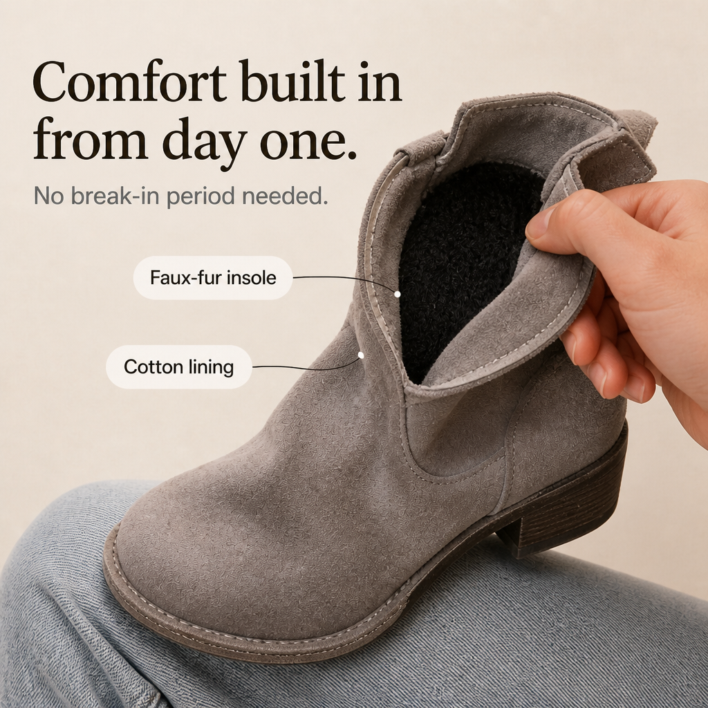 Women's Western Ankle Boots | Flexible Fit & All-Day Comfort 5