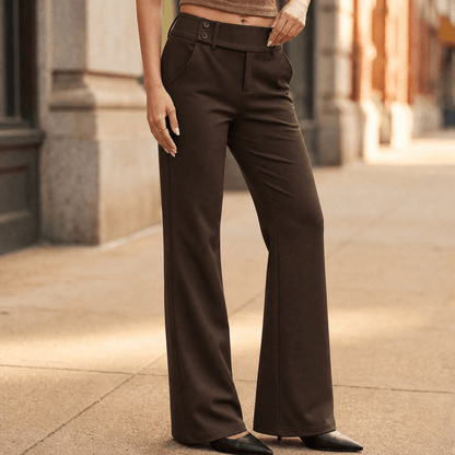 Women's Wide-Leg Flare Pants | Elongating & Comfortable Fit 17