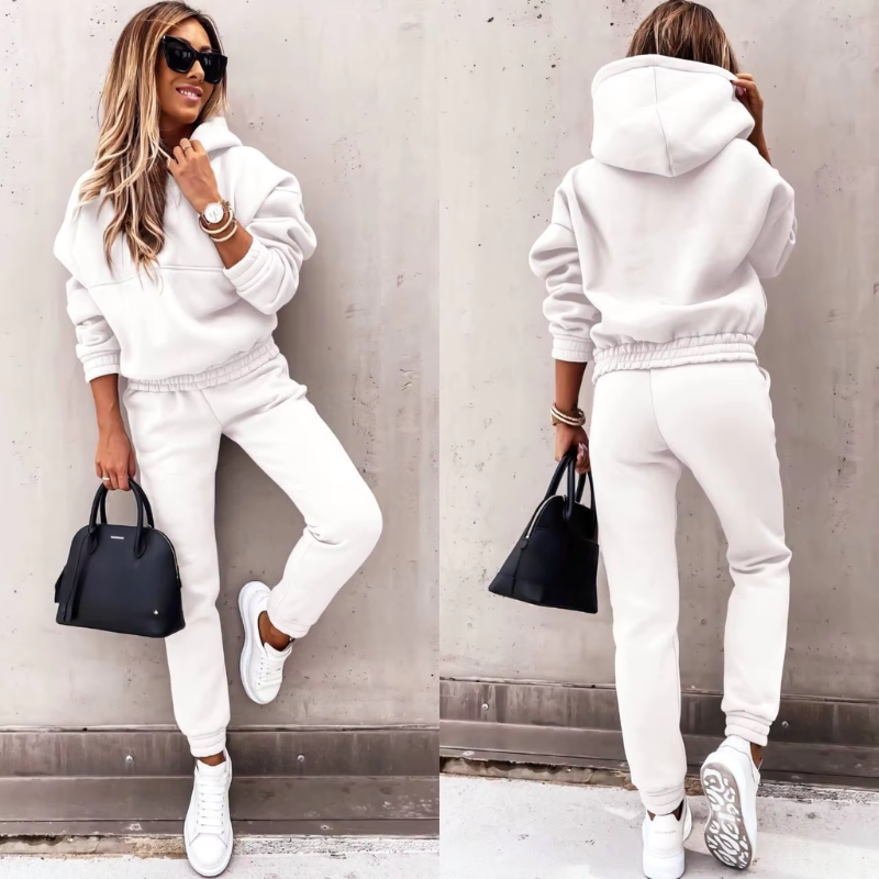 Women's Tracksuit Set | Oversized Hoodie & Tapered Joggers 4