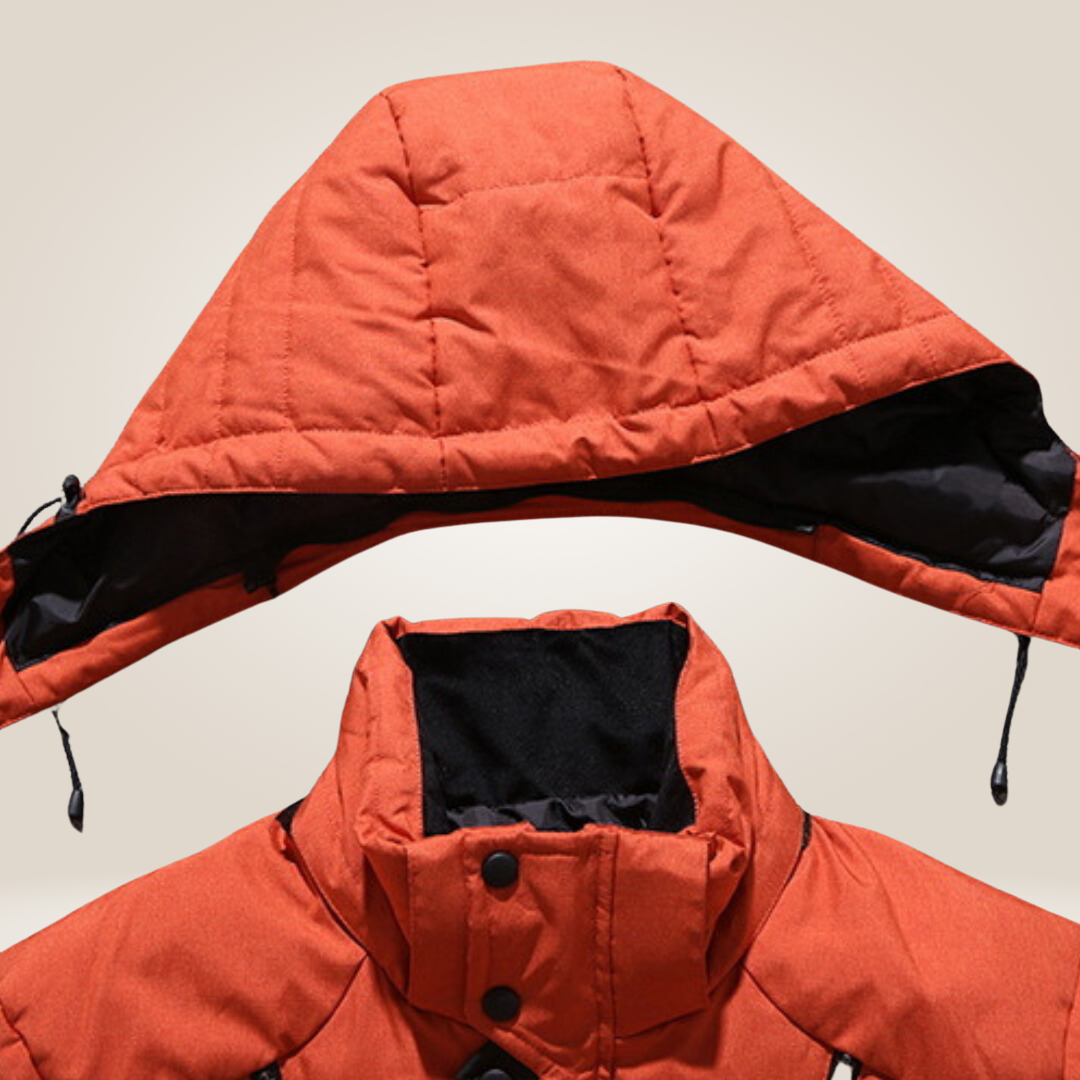 Nordfall Men’s Parka Winter Jacket – Thick Fleece-Lined Waterproof & Windproof Coat - Solorfit