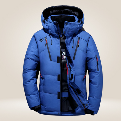 Nordfall Men’s Parka Winter Jacket – Thick Fleece-Lined Waterproof & Windproof Coat - Solorfit