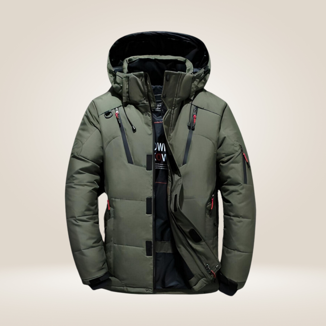 Nordfall Men’s Parka Winter Jacket – Thick Fleece-Lined Waterproof & Windproof Coat - Solorfit