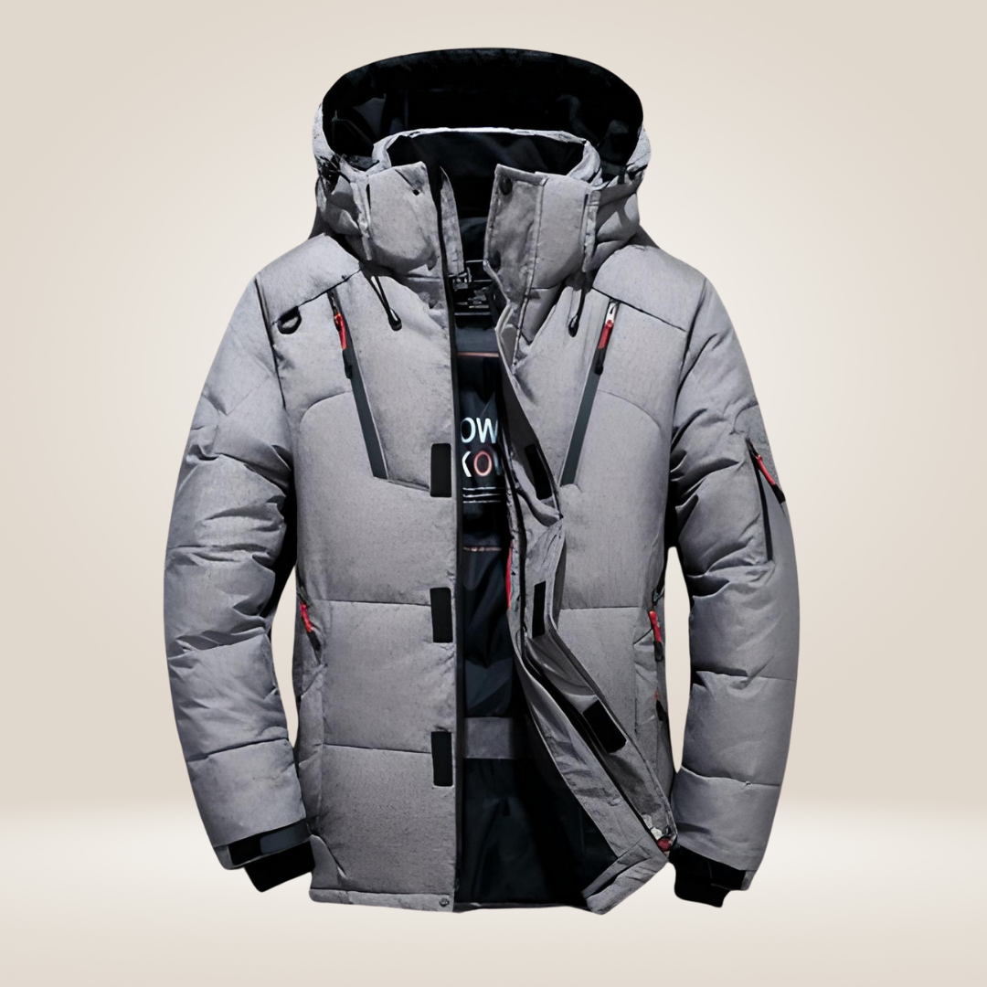 Nordfall Men’s Parka Winter Jacket – Thick Fleece-Lined Waterproof & Windproof Coat - Solorfit