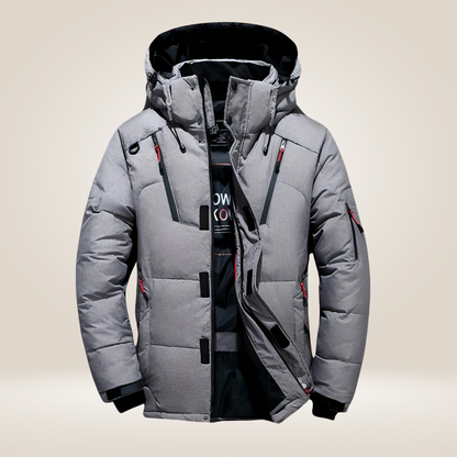Nordfall Men’s Parka Winter Jacket – Thick Fleece-Lined Waterproof & Windproof Coat - Solorfit