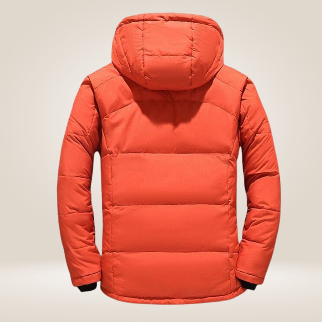 Nordfall Men’s Parka Winter Jacket – Thick Fleece-Lined Waterproof & Windproof Coat - Solorfit