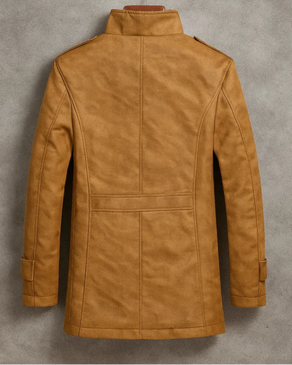 Men's Long Coat | Warm Lined 3