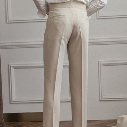 Gene | Men's Straight-Cut Dress Pants with Pockets