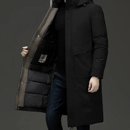 Gilbert | Men's Insulated Hooded Long Puffer Winter Coat