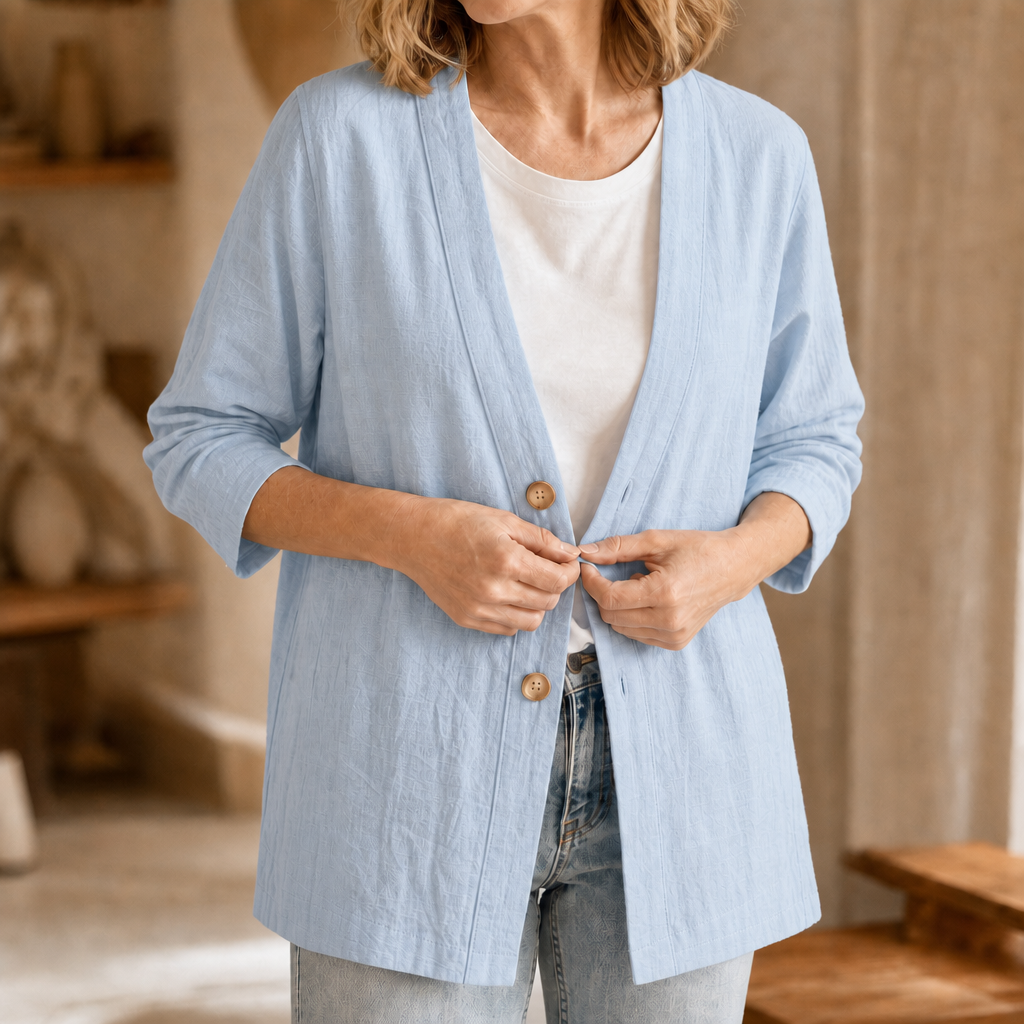 Women's Open-Front Cardigan | Lightweight & Breathable 1