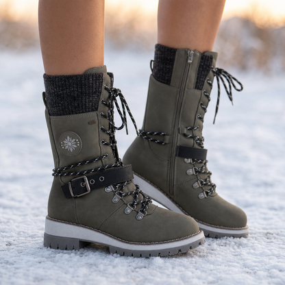 Women's Chelsea Winter Boots | Warm Knit-Shaft Comfort 1