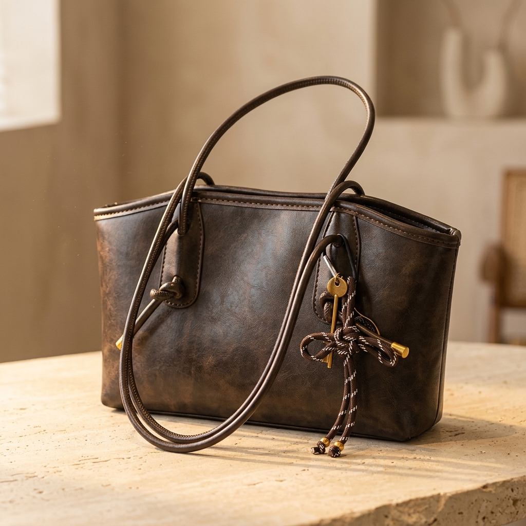 Women's Vintage Shoulder Bag | Structured & Easy Care 2