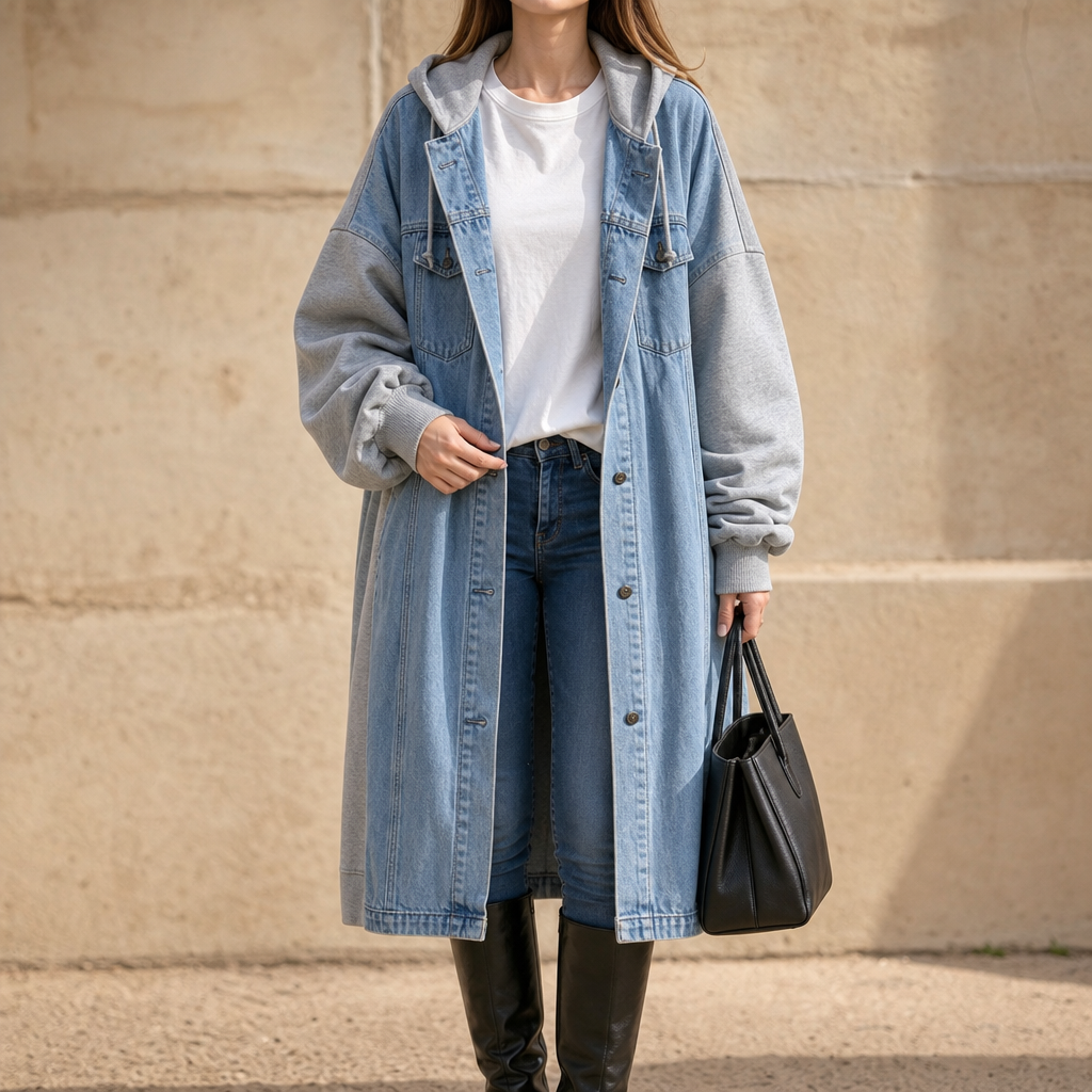 Women's Hooded Jacket | Two Looks in One Layer 1