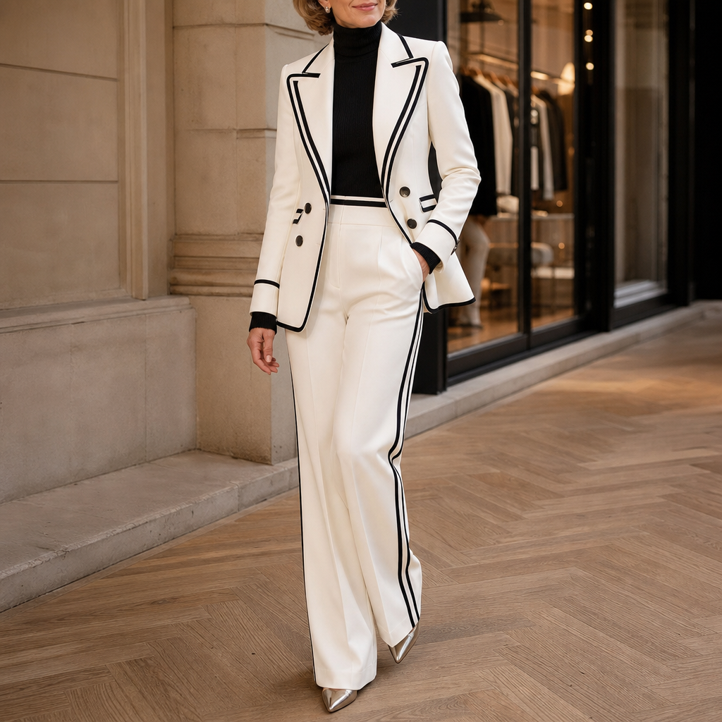 Women's Suit Set | Double-Breasted & Wrinkle Resistant 2