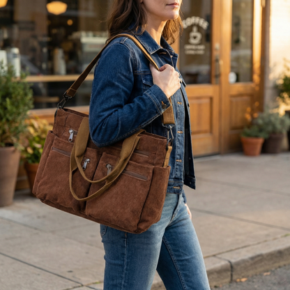 Women's Shoulder Bag | Multi-Pocket & Crossbody Strap 1