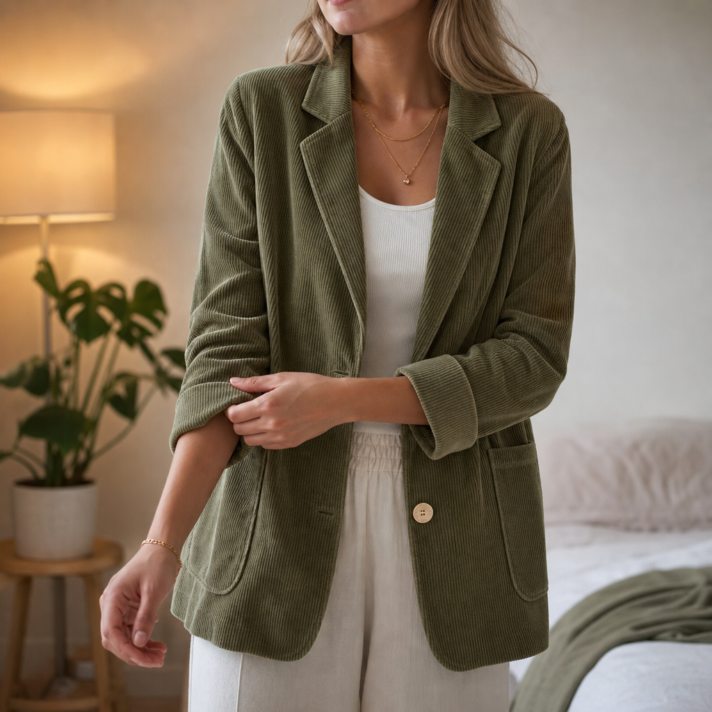 Women's Blazer | Notch Collar & Single-Breasted 1
