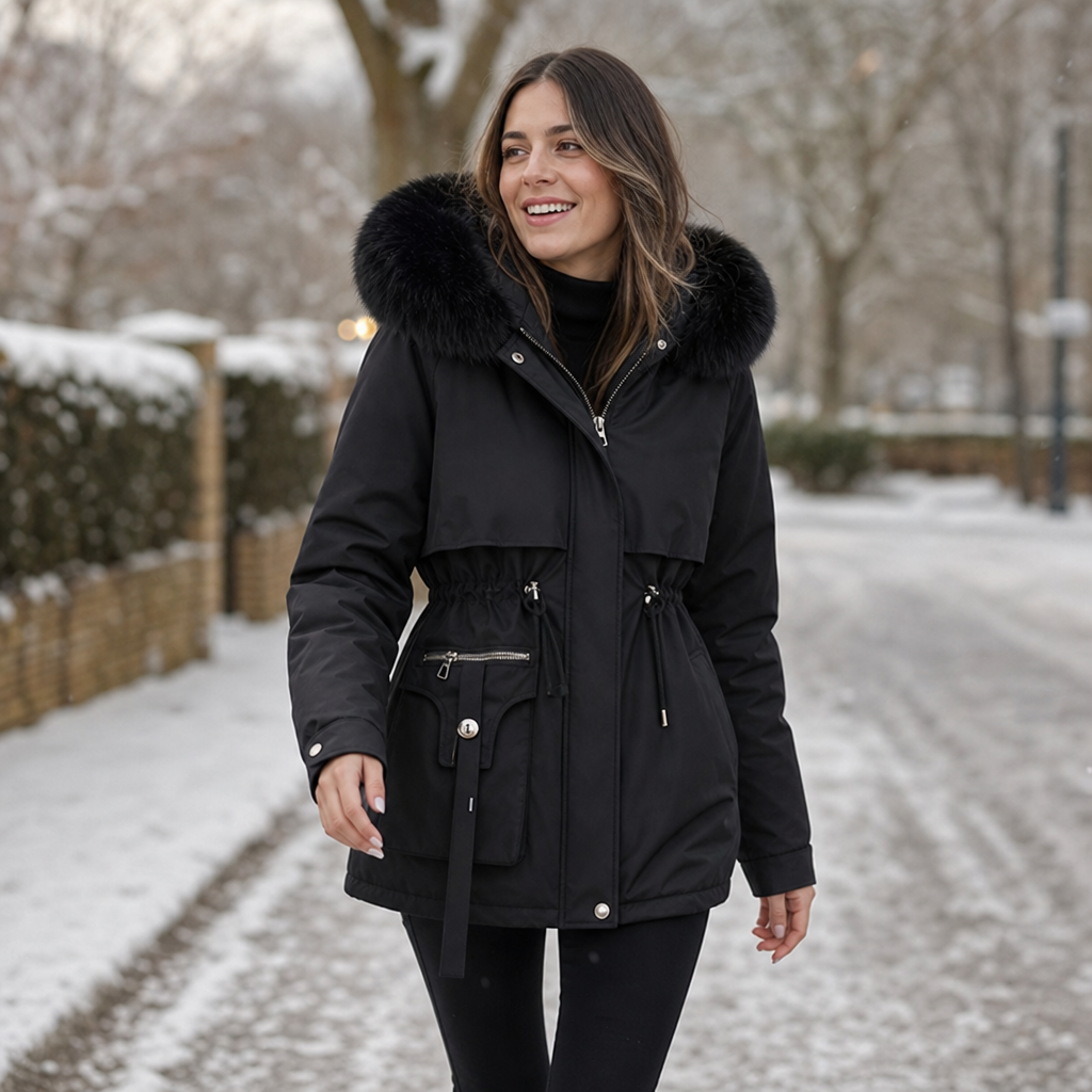Women's Puffer Coat | Shaped Waist & Double-Layer Warmth 2