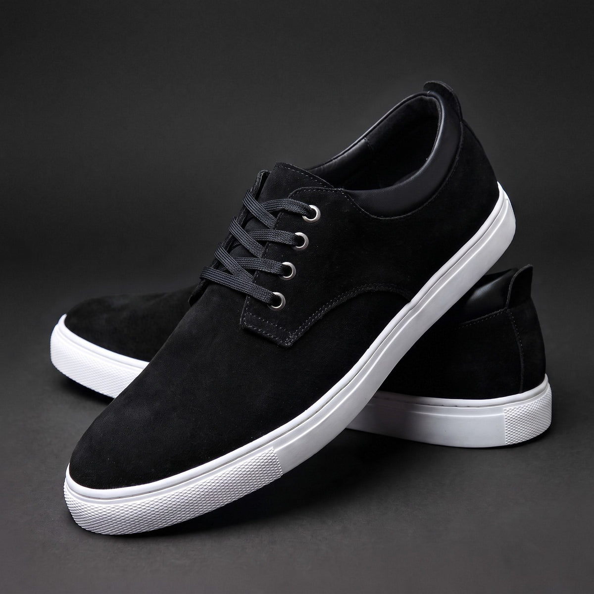 Men's Trainers Padded Collar Rubber Sole Sneakers Shoes 7