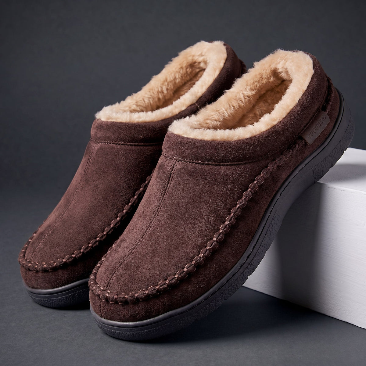 Women's Lined Slippers Cushioned Sole Slip On House Shoes 5