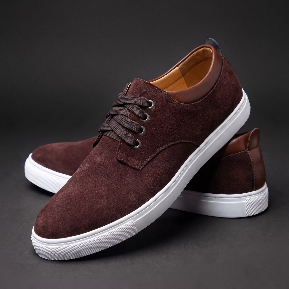 Men's Trainers Padded Collar Rubber Sole Sneakers Shoes 9