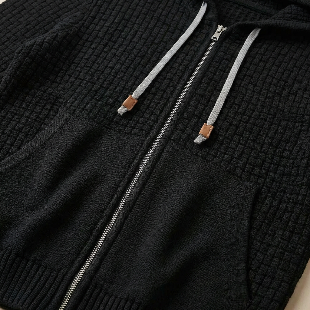 Men's Full Zip Hoodie Storm Cuffs Deep Pockets Jacket 2