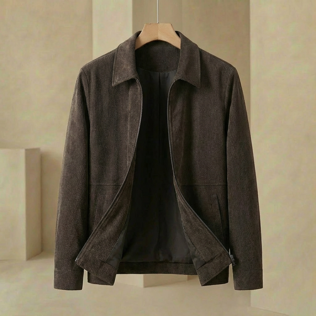 Men's Woven Jacket | Stretch Comfort & Straight Fit 1