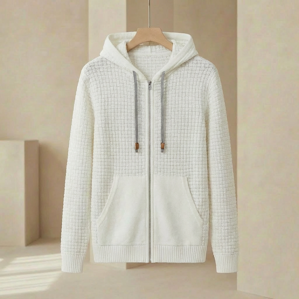 Men's Full Zip Hoodie Storm Cuffs Deep Pockets Jacket 6